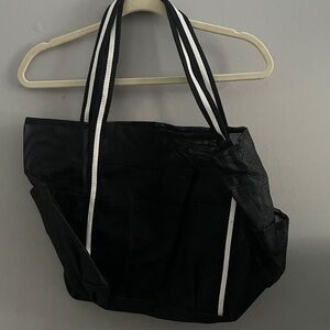 Black Mesh Tote Bag